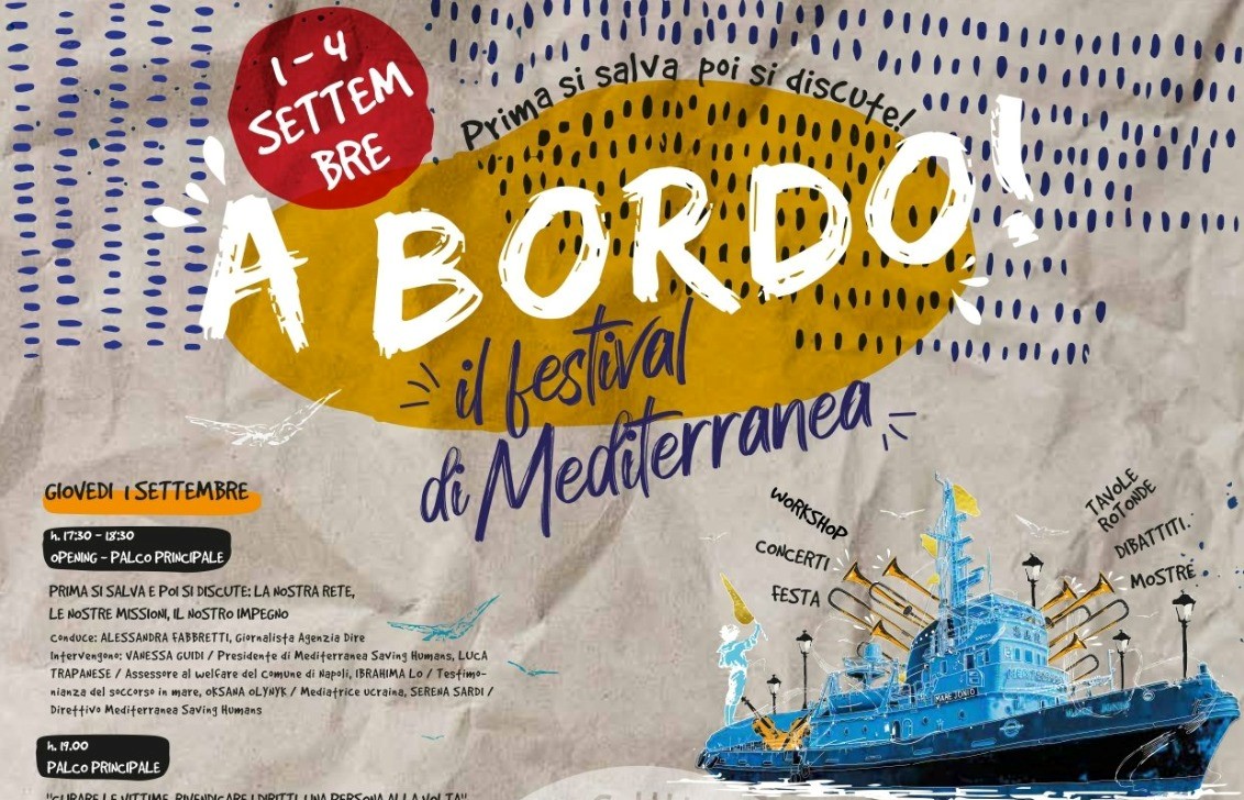 A Napoli tutti “A bordo” per il festival di Mediterranea Saving Humans