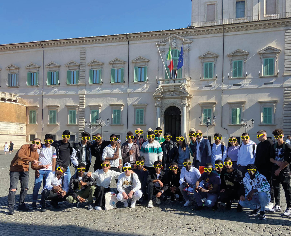 I giovani ospiti del SAI di Cidis a Caserta in visita al Quirinale