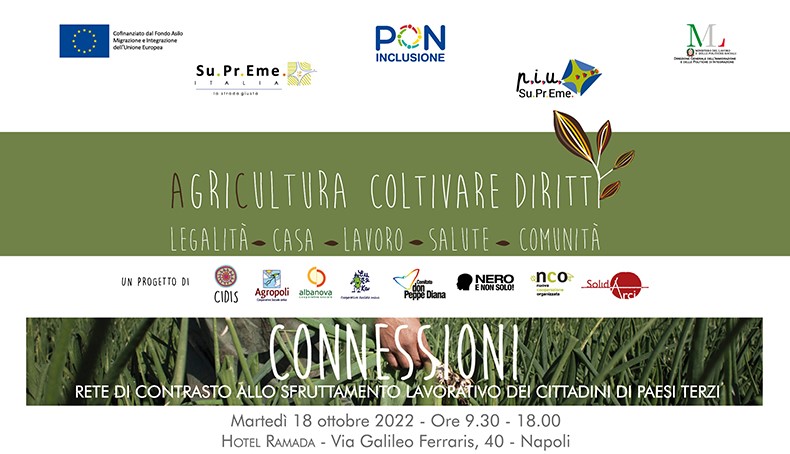 Connessioni: a Napoli l’evento finale del progetto AgriCultura. Il terzo settore incontra le Istituzioni